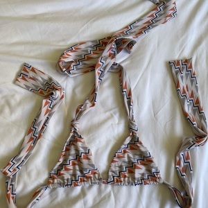 Acacia swimwear top size small